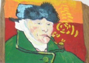 Voir le détail de cette oeuvre: D'après l'oeuvre de Van Gogh L'oreille Coupée