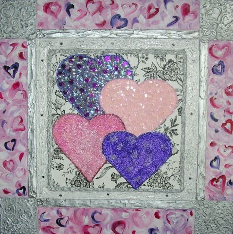 Coeurs roses
